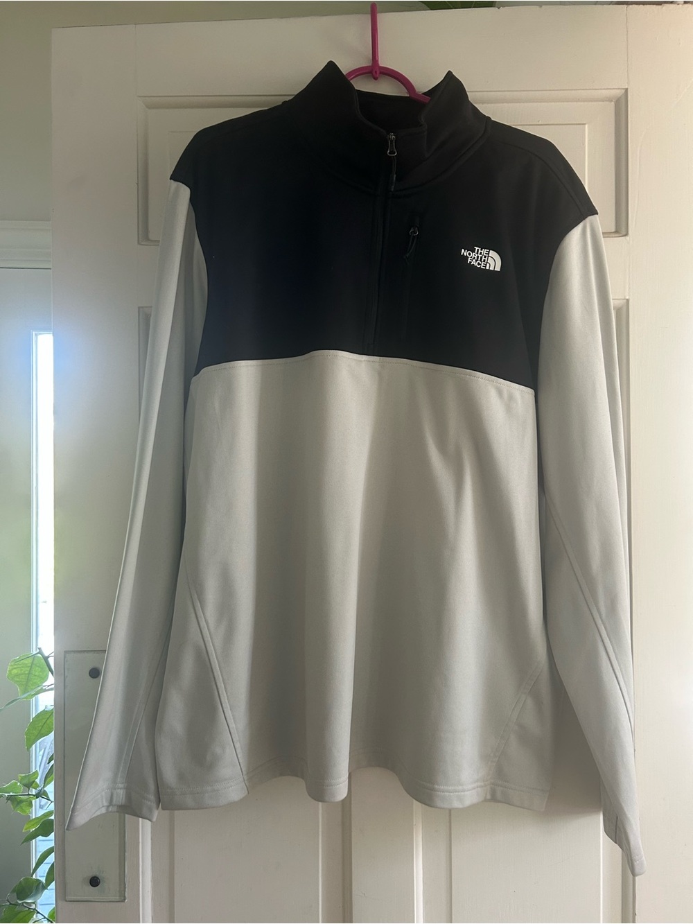 The North Face Black Full-Zip Jacket with Chest Pocket